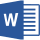 Logo of Microsoft Word