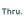 Logo of Thru